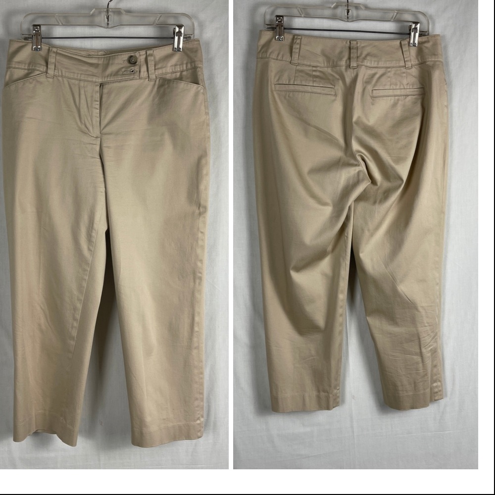Ann Taylor Signature Cotton Cropped Pants